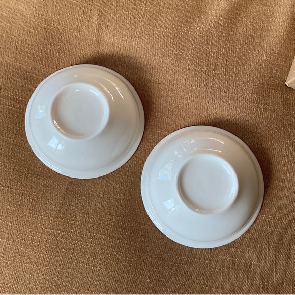 Set of 2 ceramic food water bowls for raised feeder - Picture 4 of 10